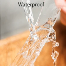 1/3/5m Cinta adhesiva doble cara nano, cinta adhesiva impermeable adecuada para baño, cocina, fregadero, grifo, pegatina de gel - transparente - Ver 5