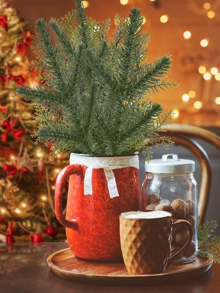 Wisafory Nastro a rete natalizio, 10 yards × 26 cm, decorazione per albero di Natale, nastro decorativo per fai da te, albero di Natale, decorazione per la casa, beige+oro