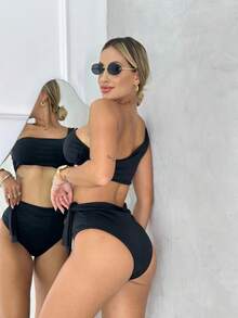 Women Bikini Sets - màu đen - Xem 2