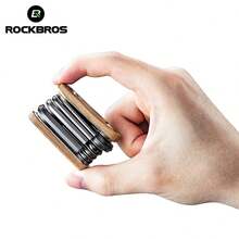 ROCKBROS 便携式自行车维修工具 8 合 1 45CR 合金钢山地车公路车多功能工具套装轻便自行车配件 - 彩色 - 查看 9