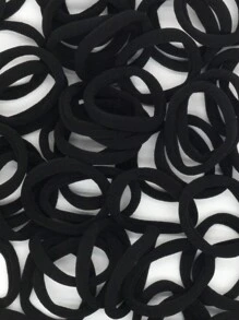 10-100pcs Simple Seamless High Elasticity Women's Basic Hair Ties, Suitable For Daily Use,Hair Accessories,Ponytail ,Hair Rope