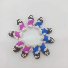 24入組彩色小耶穌塑像，批發耶穌玩具禮品，經典嬰孩耶穌基督救主娃娃，復活節裝飾、裝備，派對禮品 - 彩色 - 查看 7