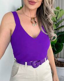 Women Tops - Purple - View 2