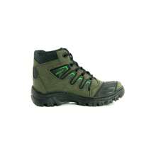 Bota Motoqueiro Motoboy Tenis Cano Médio Blaqueada - Verde Militar - Visão 4