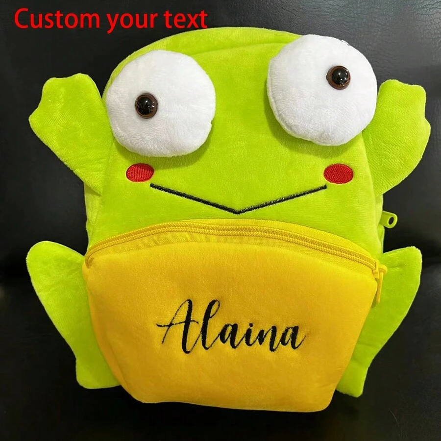 Personalized Embroidered Animal Backpack For Boys And Girls, Personalized Gift, Custom Name Backpack - Clear - View 1
