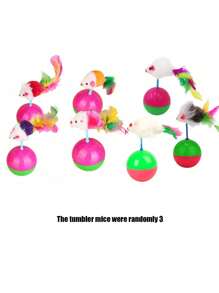 猫/狗爱好者礼物和狗/猫妈妈爱宠物不倒翁老鼠玩具猫爱好者和猫妈妈爱玩具玩具猫爱好者和猫妈妈爱玩具玩具 - 彩色 - 查看 15