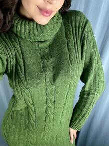 Women Long Dresses - Army Green - View 6