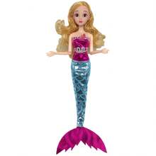 30cm New Mermaid Doll Clothing With Soft Fabric And Hook And Loop, Suitable For Girls' Dress-Up Games, Random Color (Doll Not Included) - Multicolor - View 11