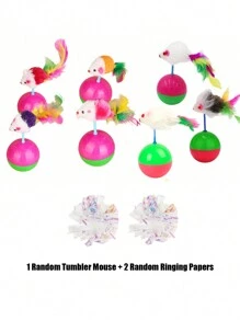 猫/狗爱好者礼物和狗/猫妈妈爱宠物不倒翁老鼠玩具猫爱好者和猫妈妈爱玩具玩具猫爱好者和猫妈妈爱玩具玩具 - 彩色 - 查看 22