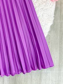 Women Skirts - Mauve Purple - View 2