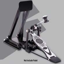 PFUGMU Bass Drum Practice Pads, Folding Bass Pedal Practice Pad For Training Real Feel High Density Rubber Rebound - 黑色 - 查看 4