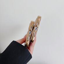 Electroplated Floral & Meteorite Pattern Silver Phone Case Compatible With IPhone 16/16 Pro/16 Pro Max/16 Plus/16e, Premium Design