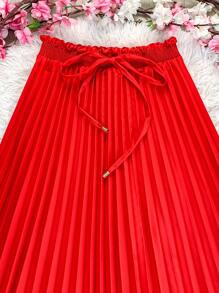 Women Skirts - Red - View 3
