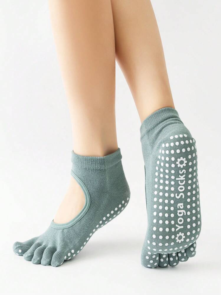 16色女士防滑健身普拉提瑜伽襪 V6 - 彩色 - 查看 11