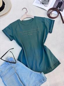 Women T-Shirts - 綠色 - 查看 1