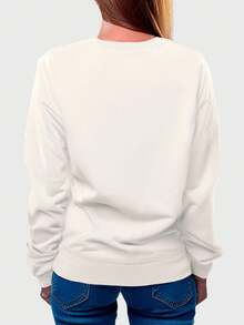 Teen Girls Sweatshirts - Màu be - Xem 2