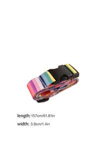 1PC Travel Luggage Strap Adjustable Password Lock Packing Belt Baggage Secure Lock Anti-Theft Luggage Strap Bundling Belt Packing For Student Luggage Belt Luggage Packaging Strap Luggage Rope With Buckle For Travel Flight Business Trip For Suitcase Luggage Case Backpack Duffle Bag Bag For School School Accessories School Stuff - Multicolor - View 6