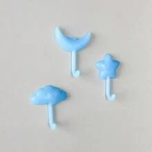 壁掛掛鉤，門後掛鉤，無痕強力掛鉤，浴室廚房壁掛鉤 - 彩色 - 查看 4