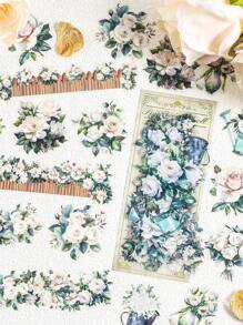 30 CÁI Chủ Đề Vườn Lãng Mạn Trang Viên Hoa Và Cây Thiết Kế DIY Handmade Nhật Ký Nhãn Dán Trang Trí Hoa Dream Series Nhãn Dán Chống Thấm Nước PET Thích Hợp Cho Sổ Lưu Niệm Làm Thiệp Nhật Ký Học Sinh Giáo Viên Cắt Dán Đồ Dùng Nghệ Thuật - Nhiều màu - Xem 4