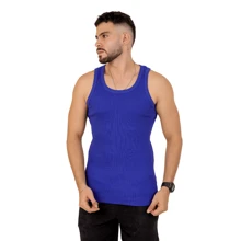 Men Tank Tops - Xanh đậm - Xem 1