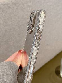 1入金色鑽石鏡面電鍍雷射雕刻圖案手機殼，適用於iPhone 7/8/SE2/iPhone7p/8p/iPhone X/XS/XR/iPhoneXS Max/iPhone11/iPhone11 Pro/iPhone11 Pro Max/iPhone 12/Phone 12 Pro/iPhone11 Pro Max/iPhone 12/iPhone 12 Pro/iPhone 12 Pro Max/iPhone 13/iPhone 13 Pro/iPhone13 Pro Max/iPhone 14/iPhone 14 Pro/iPhone14 Plus/iPhone14 Pro Max/iPhone 15/iPhone 15 Pro/iPhone 15 Plus/iPhone15 Pro Max - 金色 - 查看 7