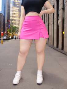 Women Shorts - 粉紅色短裙 - 查看 1