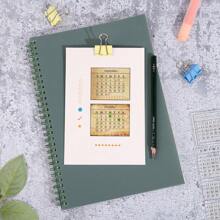 1 Máy Tính Lập Kế Hoạch Lịch Rõ Ràng Tem Hỗn Hợp Tuần Tháng Tháng 1 Tháng 12 Silicon Trong Suốt Tem Để Làm Thiệp Trang Trí Và DIY Scrapbooking - trắng - Xem 7
