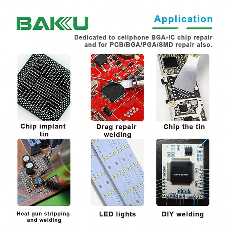BAKU 10 Solder Flux, Flux For Soldering, Rosin Soldering Flux Paste for