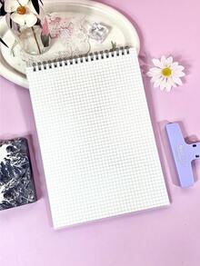 80 Sheets/Notebook B5 High School Students' Simple Coil Notebook Portable English Learning Notebook - Multicolor - View 17