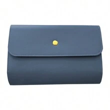 Capa Case Estojo para Mouse e Carregador Azul Oceano material escolar material escola papelaria - Azul Oceano - Visão 3