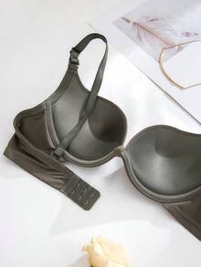 6pcs Women's Removable Strap Bras With Bowknot Decor And Underwire