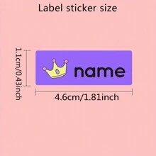 100pcs Customized Name Stickers With Cartoon Animals For School Stationery, Waterproof Personalized Labels, Waterproof, Seal, No-Iron, Reusable, Adhesive Exquisite, Cute, Adorable, Colorful Custom, Personalized, Unique Ideal Gifts For Him Her, Family, Friends, Son, Daughter, School Students, Kids For Anniversaries, For Children's Day, For Birthdays School, Home, Valentine Day, Valentine Day Decor Graduation