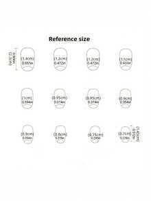 24入組中號橢圓形花朵蒲公英渐層滿足式貼片假指甲，女孩女人美甲用品，適用於日常、辦公、節日、約會、派對增強指尖魅力 - 彩色 - 查看 4