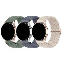 3 件/套尼龙表带兼容华为兼容三星 Galaxy Watch 6/5/4 40mm 44mm/Watch 6 Classic 43mm 47mm/Watch 5 Pro 45mm/Watch 4 Classic 42mm 46mm，20mm 22mm 18mm 快速释放替换运动表带 - 20mm - 查看 10