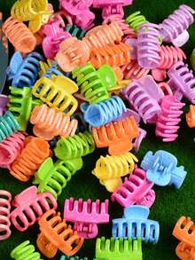 30入組討人喜愛的Dopamine Y2K迷你小髮夾，適用於女性和女孩日常佩戴，校園和閒暇裝飾，送給朋友的禮物 - 彩色 - 查看 5