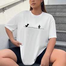 Women T-Shirts - 白色 - 查看 2