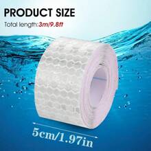 2.5x300cm/5x300cm 高能见度反光带 - 适用于汽车、卡车和摩托车的夜间贴纸 - 耐用、防风雨、整夜发光装饰