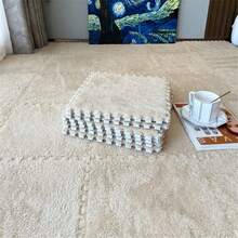 6pcs Room Carpet For Master Bedroom, Anti-Slip Full Coverage Bedside Rug For Living Room And Bedroom Interlocking Mat - Multicolor - View 11