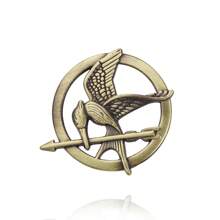 1pc Elegant Mockingbird Logo Brooch - Versatile Alloy Pin Suitable For Movie And TV Fans Jewelry Costume Accessories Bag Charms Office Accessories Christmas Gift