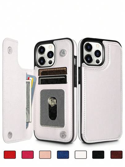 Custodia portafoglio in pelle PU compatibile con iPhone 15 14 13 12 Mini 11 Pro X XS Max XR 8 7 Plus SE 5G 2022 2020, con supporto, compatibile con Samsung Galaxy S24 S23 S22 S21 Note 20 Ultra 10 Plus A55 A35 A25 A15 A54 A14 A73 A53 A33 A13 A52 A42 A12 4G 5G, con slot per schede, versione internazionale, non la versione domestica