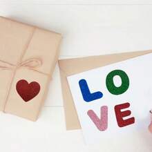 Miếng dán xốp dính EVA màu vàng lấp lánh lấp lánh, Nhãn dán tự làm chữ hoa và số, Chữ số hoạt hình Bảng chữ cái tiếng Anh Chất liệu (26 chữ cái, 36 chữ số) - Nhiều màu - Xem 8