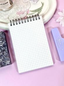 80 Sheets/Notebook B5 High School Students' Simple Coil Notebook Portable English Learning Notebook - Multicolor - View 18