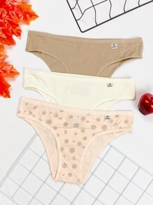 Women Thongs - 香檳色 - 查看 1