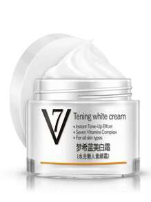 Crema Aclarante V7 Quita Manchas Paño Blanqueamiento Facial Aclara Unifica Tono - Blanco - Ver 2