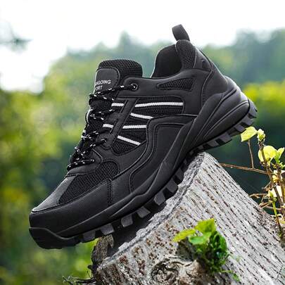 Men's Fashionable Casual Sports Shoes For Outdoor Hiking, Climbing And Water Activities, Non-Slip And Wear-Resistant Bottom, Breathable Mesh Design For Summer
