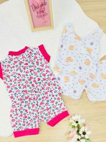 Baby Girls Pajamas - 彩色 - 查看 2
