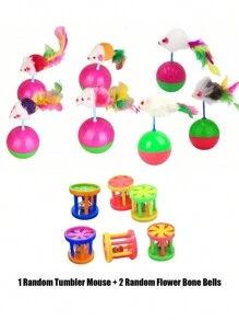 猫/狗爱好者礼物和狗/猫妈妈爱宠物不倒翁老鼠玩具猫爱好者和猫妈妈爱玩具玩具猫爱好者和猫妈妈爱玩具玩具 - 彩色 - 查看 25