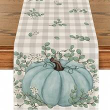 Dây bí ngô chấm bi, Lá bạch đàn bí ngô Buffalo Lattice, Khăn trải bàn mùa thu, Trang trí bàn bếp Lễ Tạ ơn mùa thu, Trang trí tiệc gia đình cho lễ hội, tiệc tùng, sinh nhật, đám cưới và bữa tối, Trang trí Halloween, Trang trí nhà cửa Tiệc Halloween - Nhiều màu - Xem 15