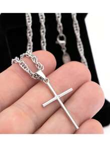 Men'S Necklace Sets - 銀色 - 查看 6