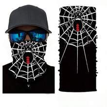 1pc Funny Mask Series, Multi-Functional, Magic Headband Seamless Riding Mask Windproof Sunblock Neck Cover, Hip Hop Motorcycle Riding, Face Towel Head Cover Ski Mask - Multicolor - View 16